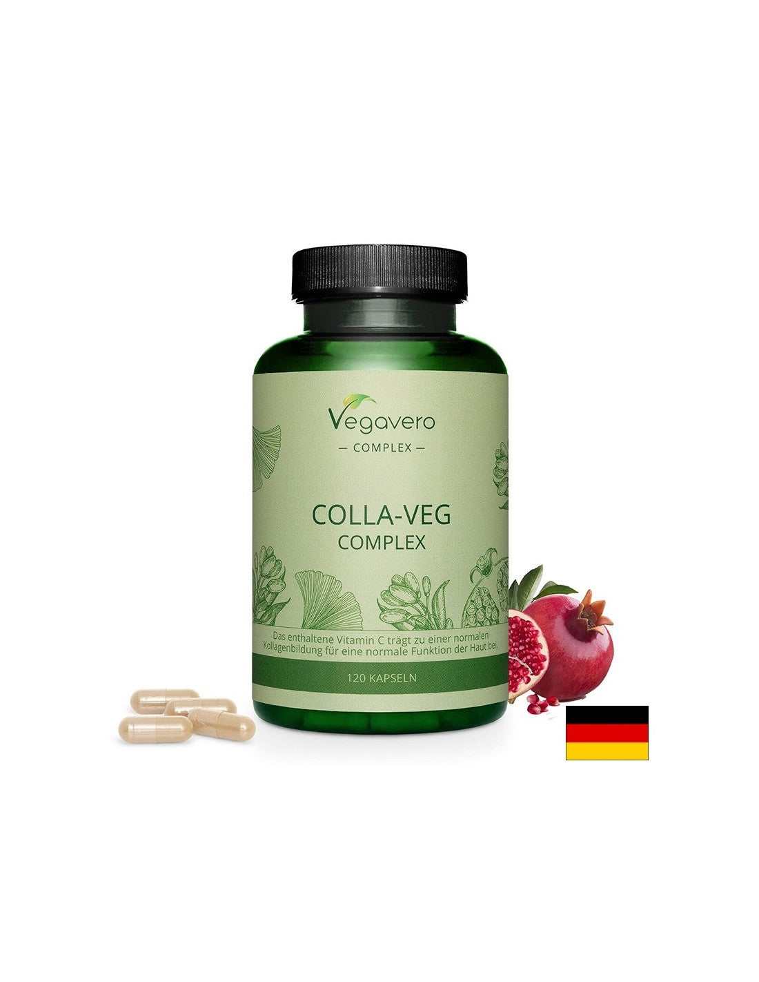 Complesso di collagene vegano - Colla-Veg Complex Complesso di collagene vegano, 120 capsule <tc>Vegavero</tc>