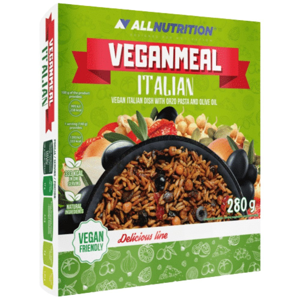Veganmea italiano | Pasto ad alto contenuto proteico pronto da mangiare-280 grammi
