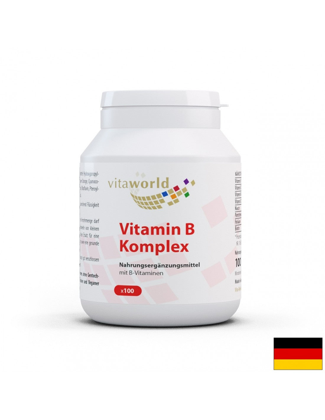 Complesso di vitamina B komplex/vitamina B, 100 capsule