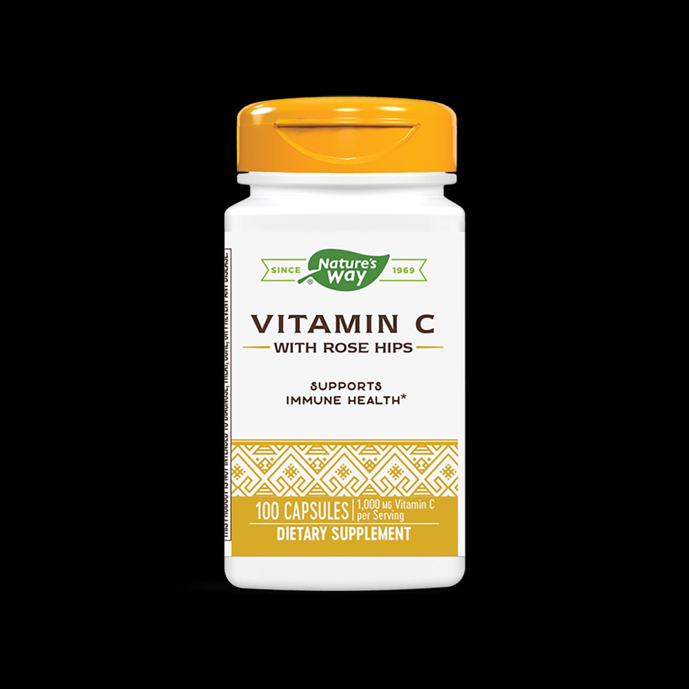 Vitamina C con fianchi di rose 500 mg - 100 capsule
