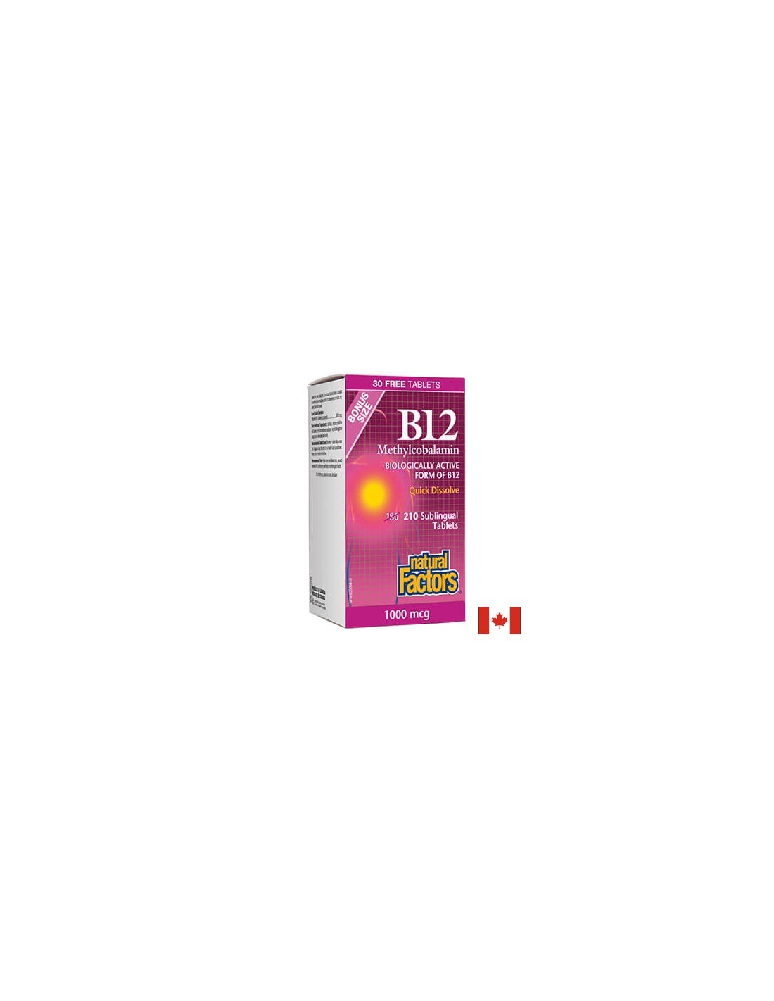 B12 metilcobalamina/ vitamina B12 (metilcobalamina) x 210 compresse sublinguali