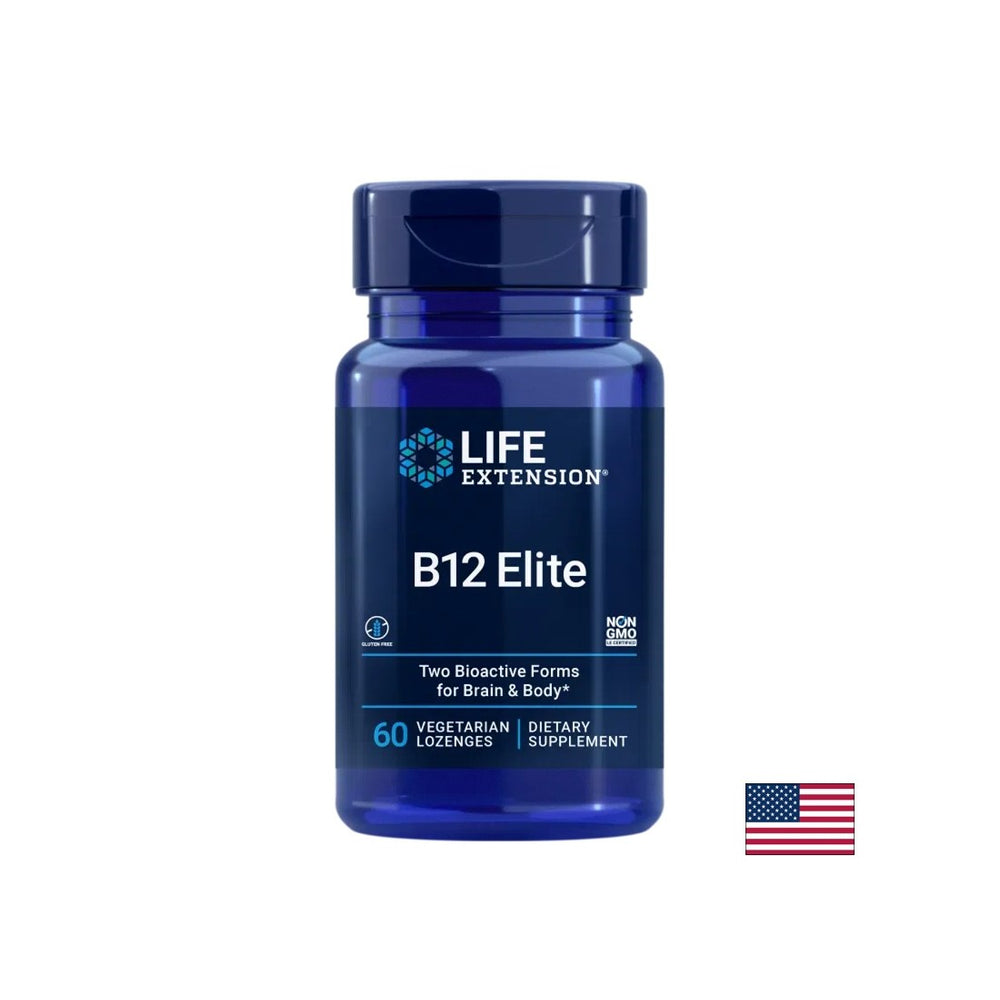 Vitamina B12, 1000 µg (5'-desossiadenosilcobalamina, metilcobalamina), 60 losanghe