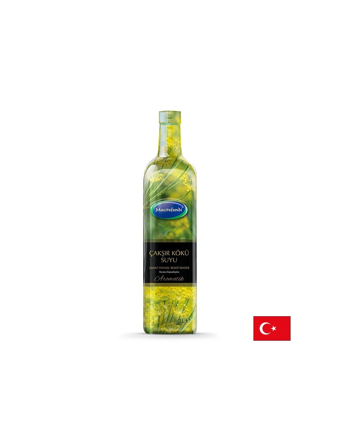 Acqua aromatica di finocchio gigante - per disagio a gas e stomaco, 1 litro, 20 dosi