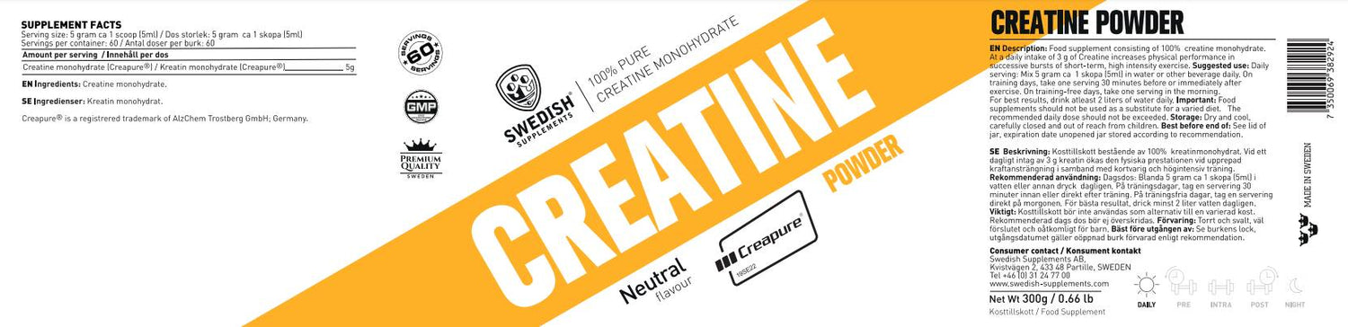 Creatin Creauure® Powder - 300 grammi