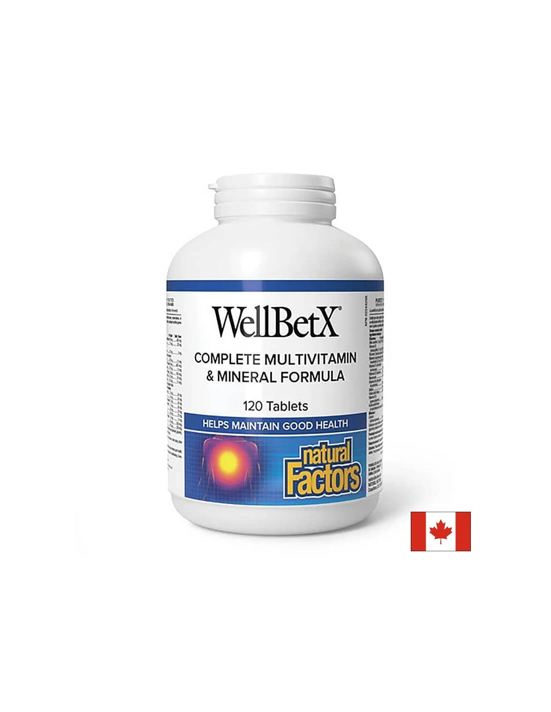 WellBetX® Complete Diabetic/Multivitaminico per diabetici x 120 compresse <tc>Natural Factors</tc>