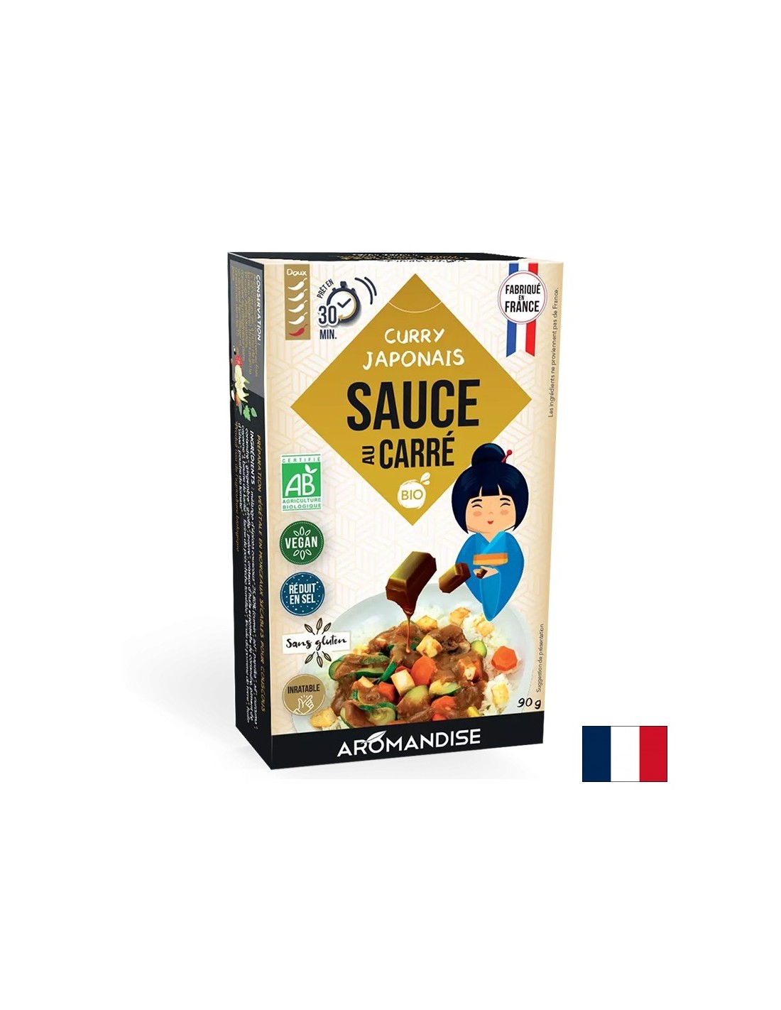 Cubi di bouillon - salsa al curry giapponese, 90 g