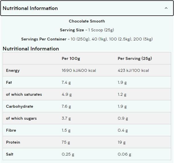 Proteina del siero di latte Impact - 1000 grammi