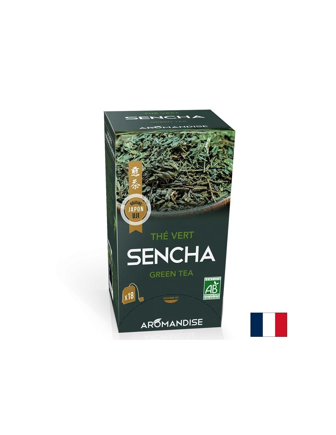 Tè verde Sencha, 18 sacchetti da filtro