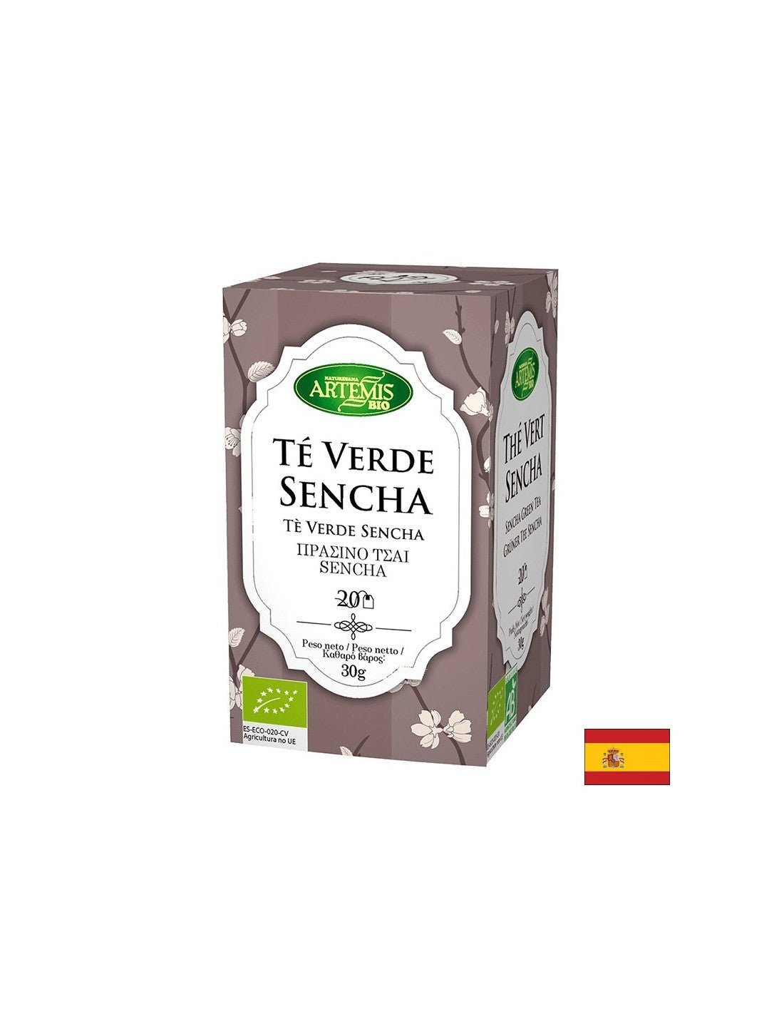 Tè verde Bio Sencha, 20 sacchetti da filtro