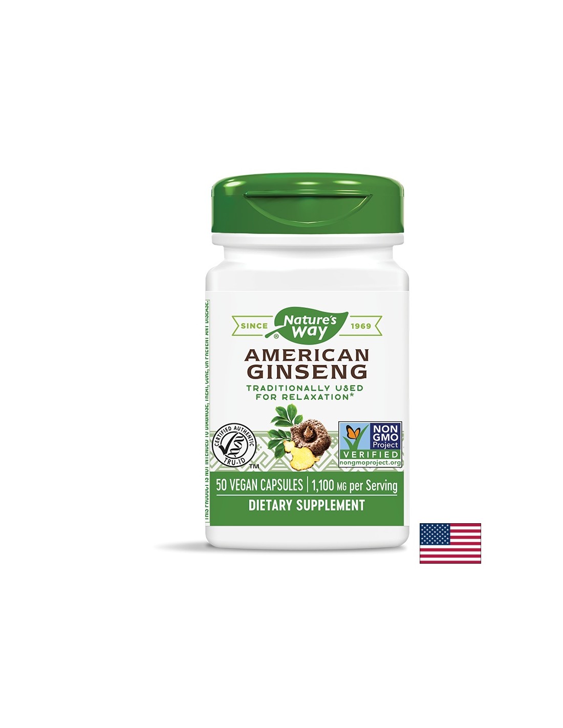 American Ginseng 550 mg - 50 capsule