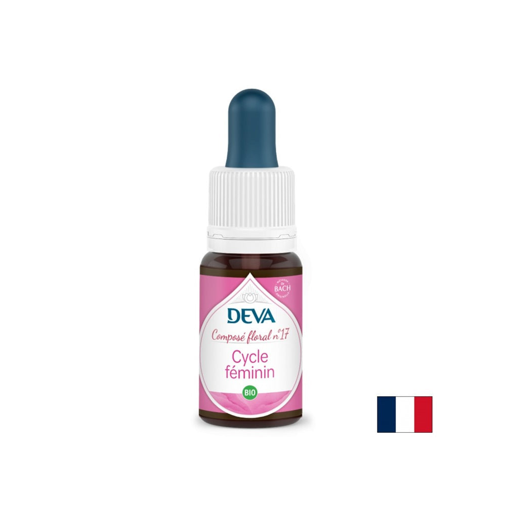 Ciclo femminile, essenze floreali, gocce di bach, 15 ml
