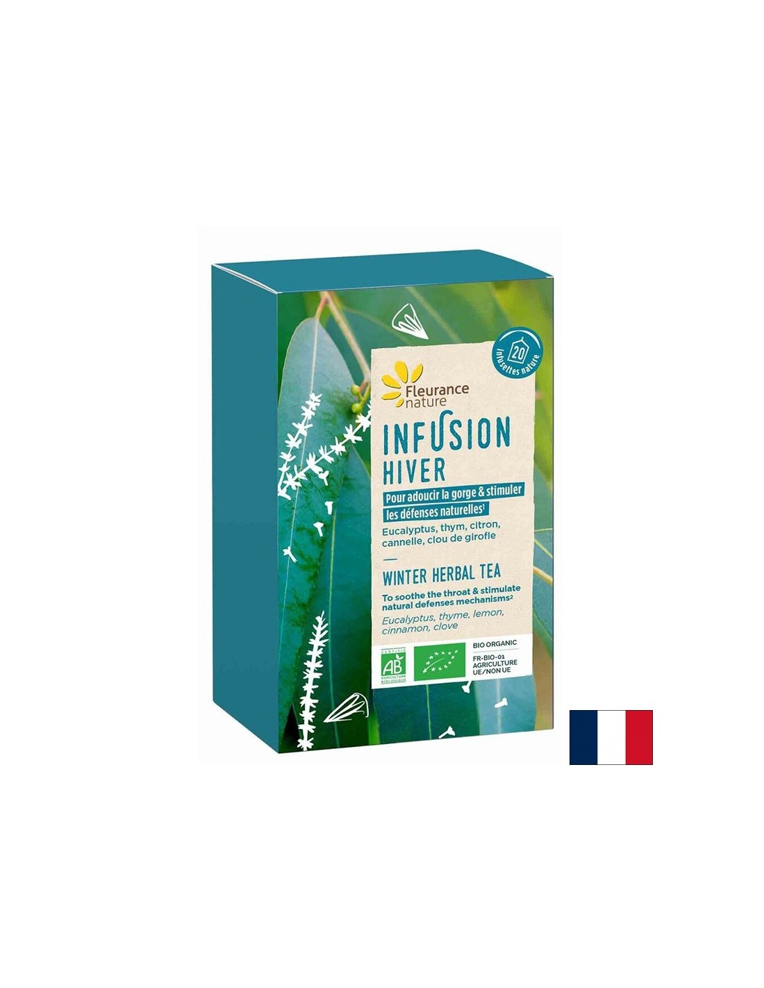 Bio da tè alle erbe invernale, 20 sacchetti da filtro