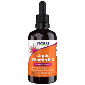 Liquid Vitamin D-3 / 100 IU per drop - 60 ml - Nutra Best Europe