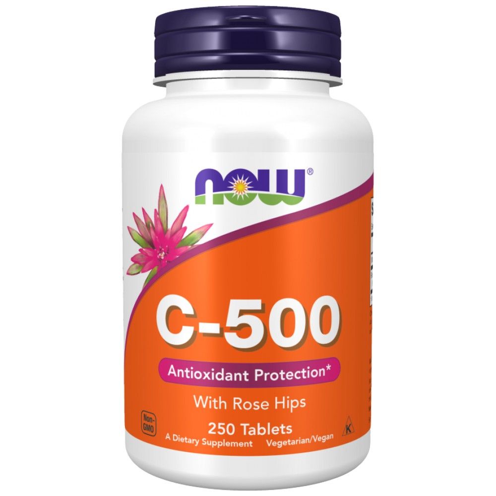 Vitamina C -500 con fianchi rose - 250 compresse