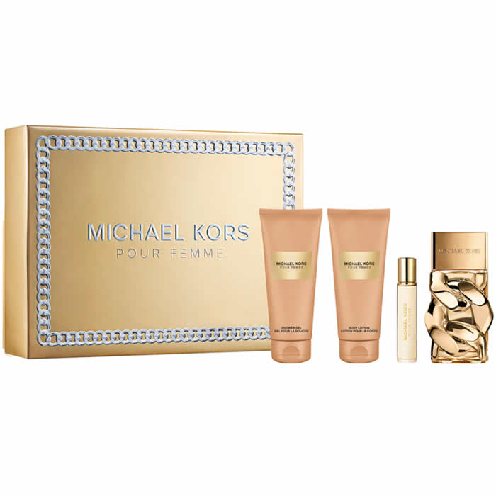 <tc>MICHAEL KORS</tc> Pour Femme Eau De Parfum Spray 100ml Set 4 Pezzi