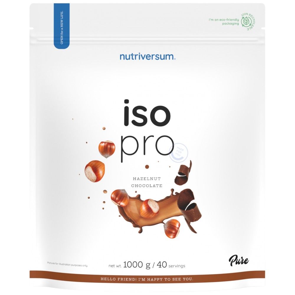 Iso Pro Pure Whey | Isolato con sistema n -zyme - 1000 grammi