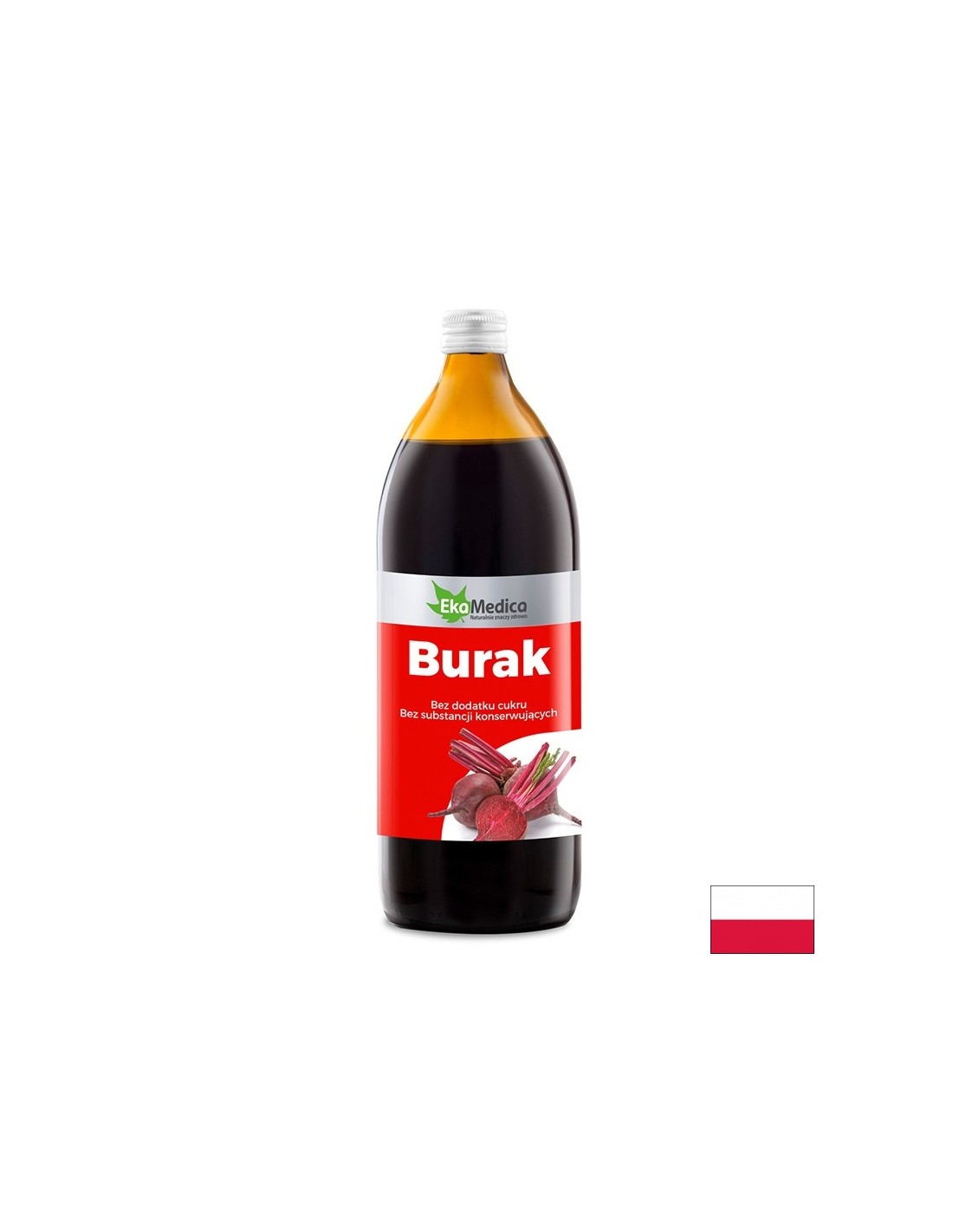 Succo di barbabietola con camu camu e vitamina C naturale - Salute ed energia per il cuore, 1 litro, 20 o 40 dosi