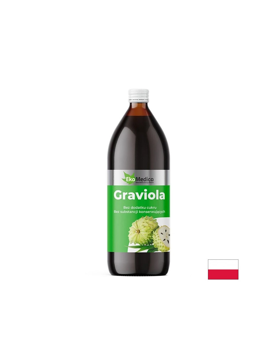 Succo di graviola per tono e immunità forte, 1 litro, 20 o 40 dosi