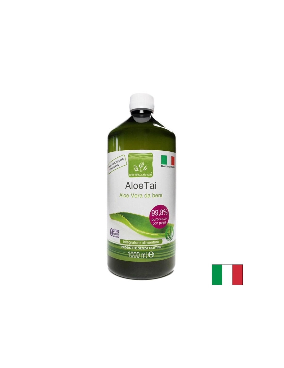 Aloe vera (succo e polpa delle foglie) – Immunità e digestione, 1 litro, 20 dosi