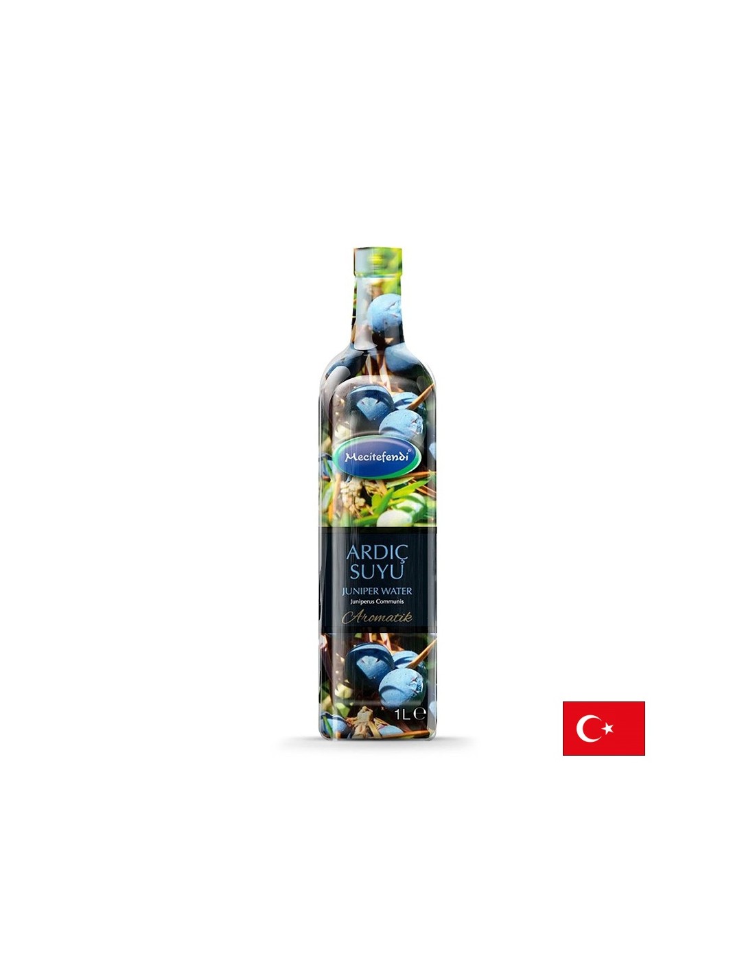Acqua aromatica di ginepro per reni sani - Antimicrobica e diuretica, 1 litro, 20 dosi
