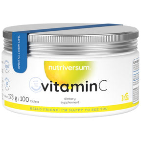 Vitamin C 1000 | with Rose Hips - 100 Tablets - Nutra Best Europe