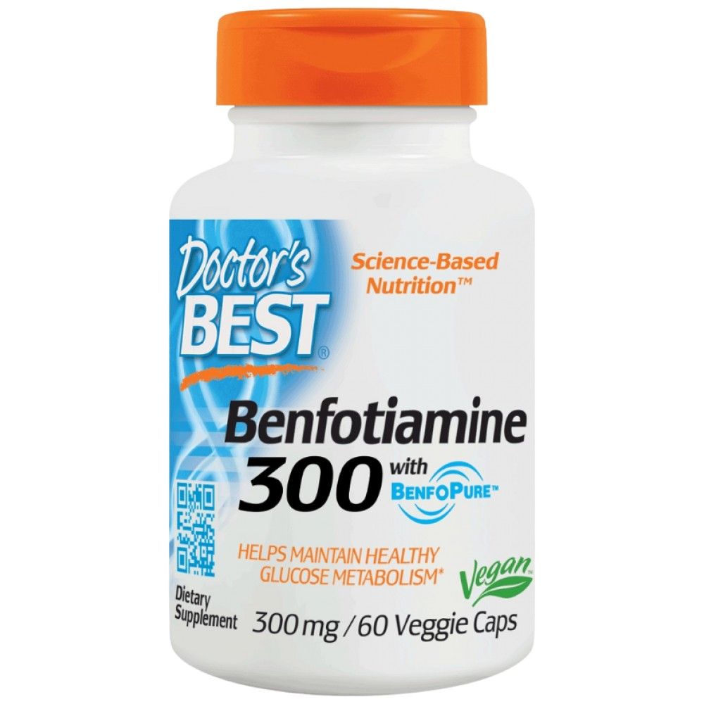 Best Benfotiamine 300 mg | Benfopure - 60 capsule