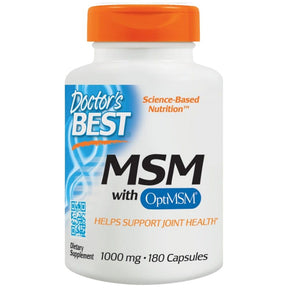 BEST MSM 1000mg | With OptiMSM - 180 capsules - Nutra Best Europe