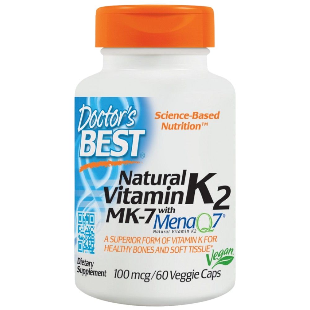 La migliore vitamina K2 naturale K2 MK -7 100 mcg - 60 capsule