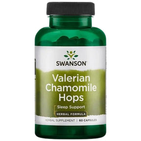 Valerian, Chamomile and Hops 60 capsules - Nutra Best Europe