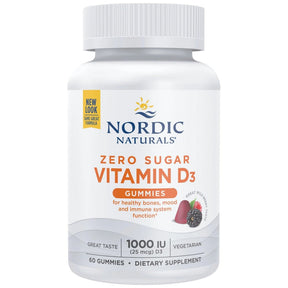 Vitamin D3 Zero Sugar 1000 IU - 60 gummies - Nutra Best Europe