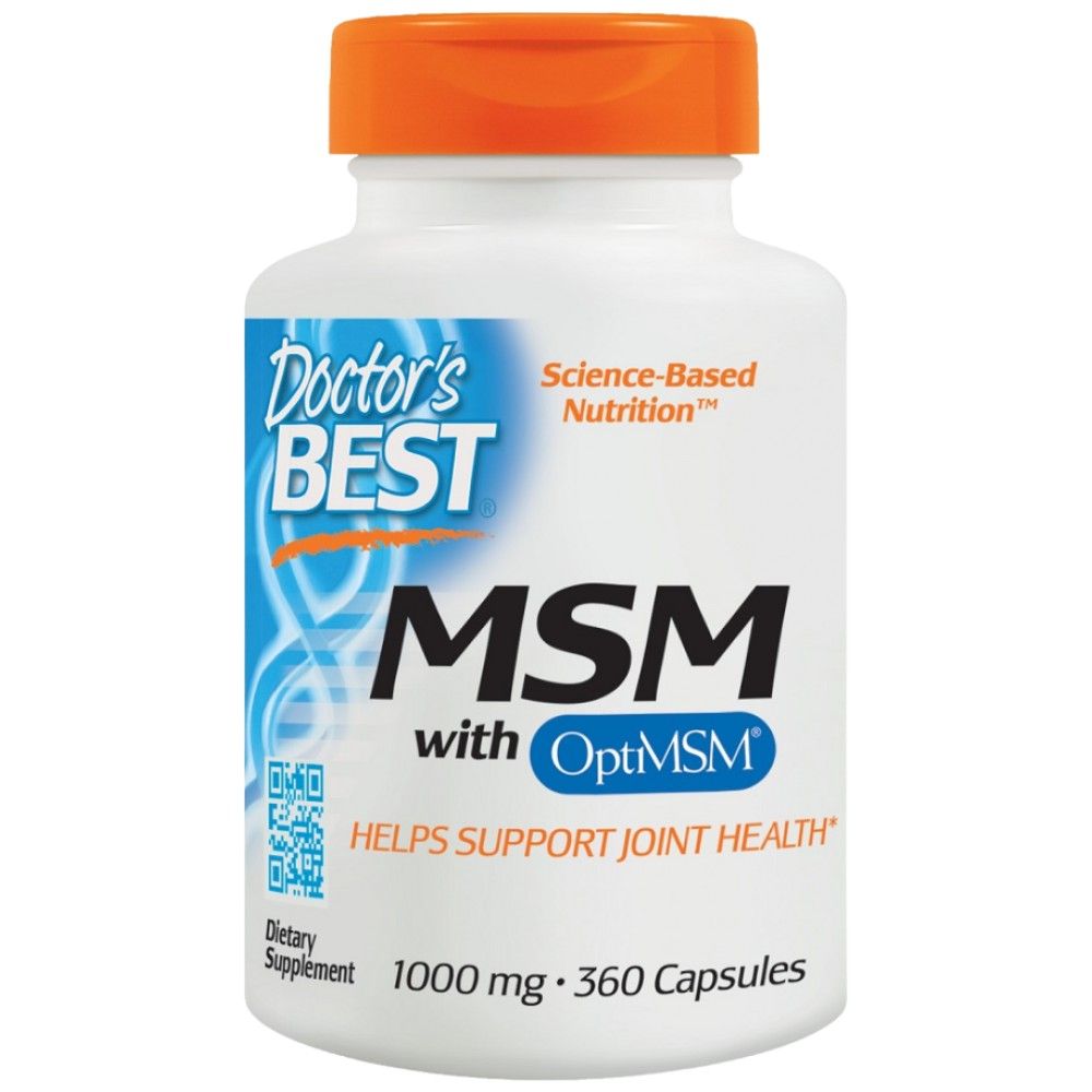MIGLIOR MSM 1000 mg | Con Optimsm - 360 Capsules