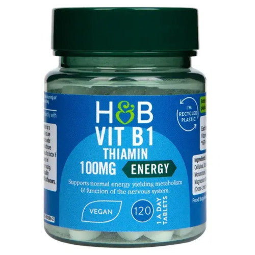 Vitamina B1 (vitamina B1) 100mg 120 compresse Holland & Barrett