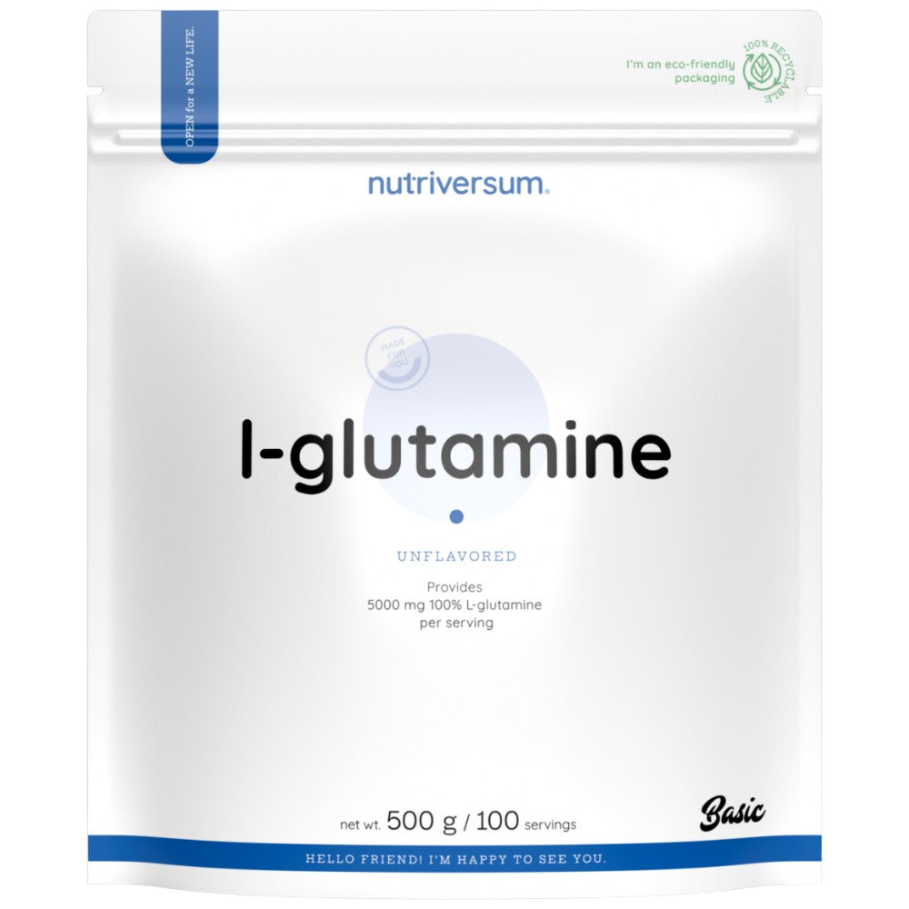 Polvere di l -glutammina - 500 grammi