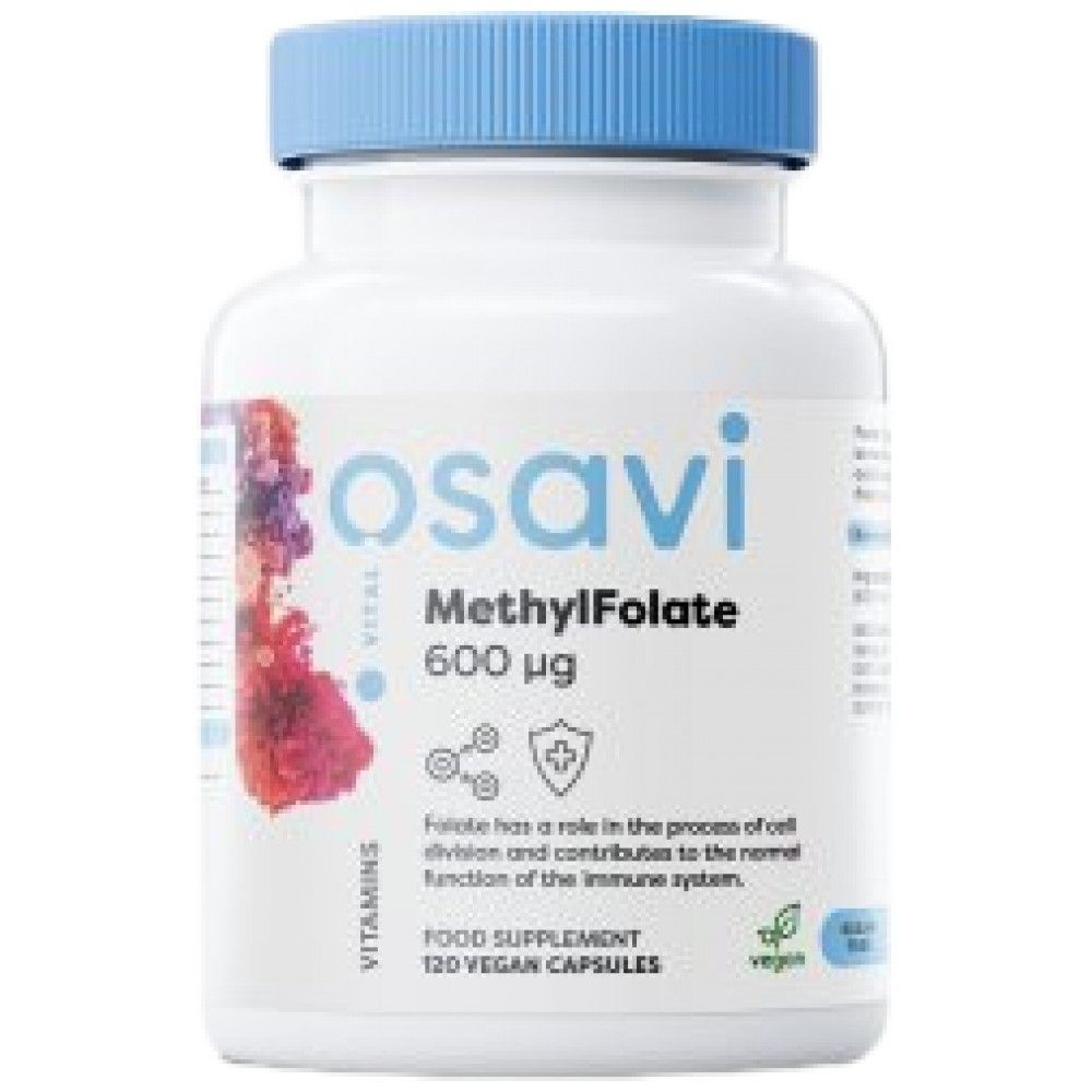 Metilfolato 600 mcg | con Quatrefolic® - 120 capsule