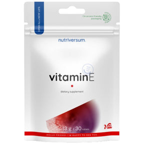 Vitamin E 60 mg - 30 Tablets - Nutra Best Europe