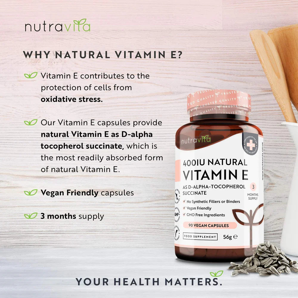 Vitamina naturale E 400iu 90 VCAPS
