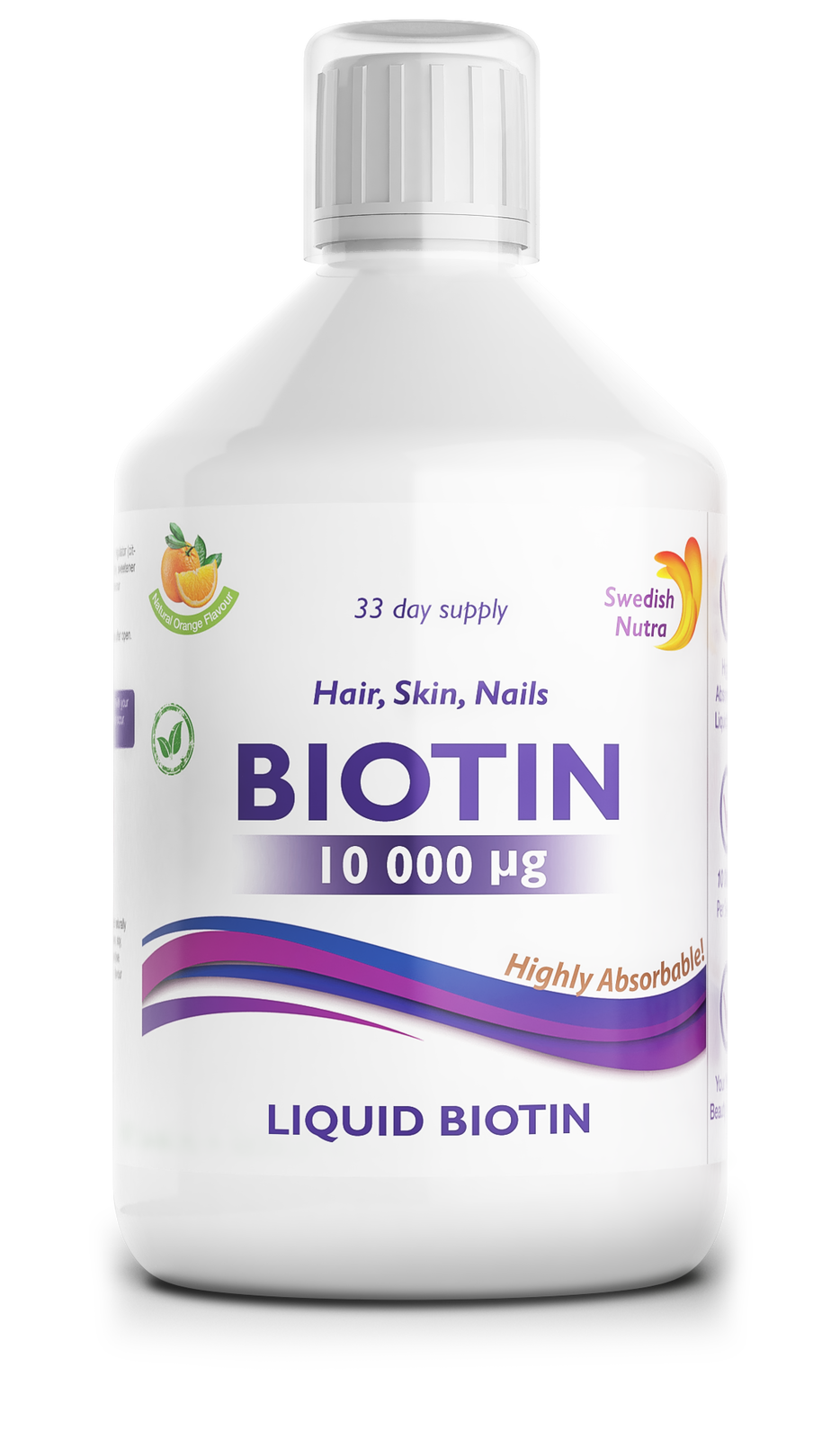 Biotina liquida 10.000 mcg x 500 ml
