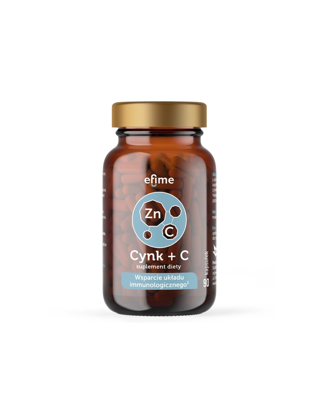 Immunità - Zinco 10 mg + Vitamina C 300 mg Efime x 90 capsule