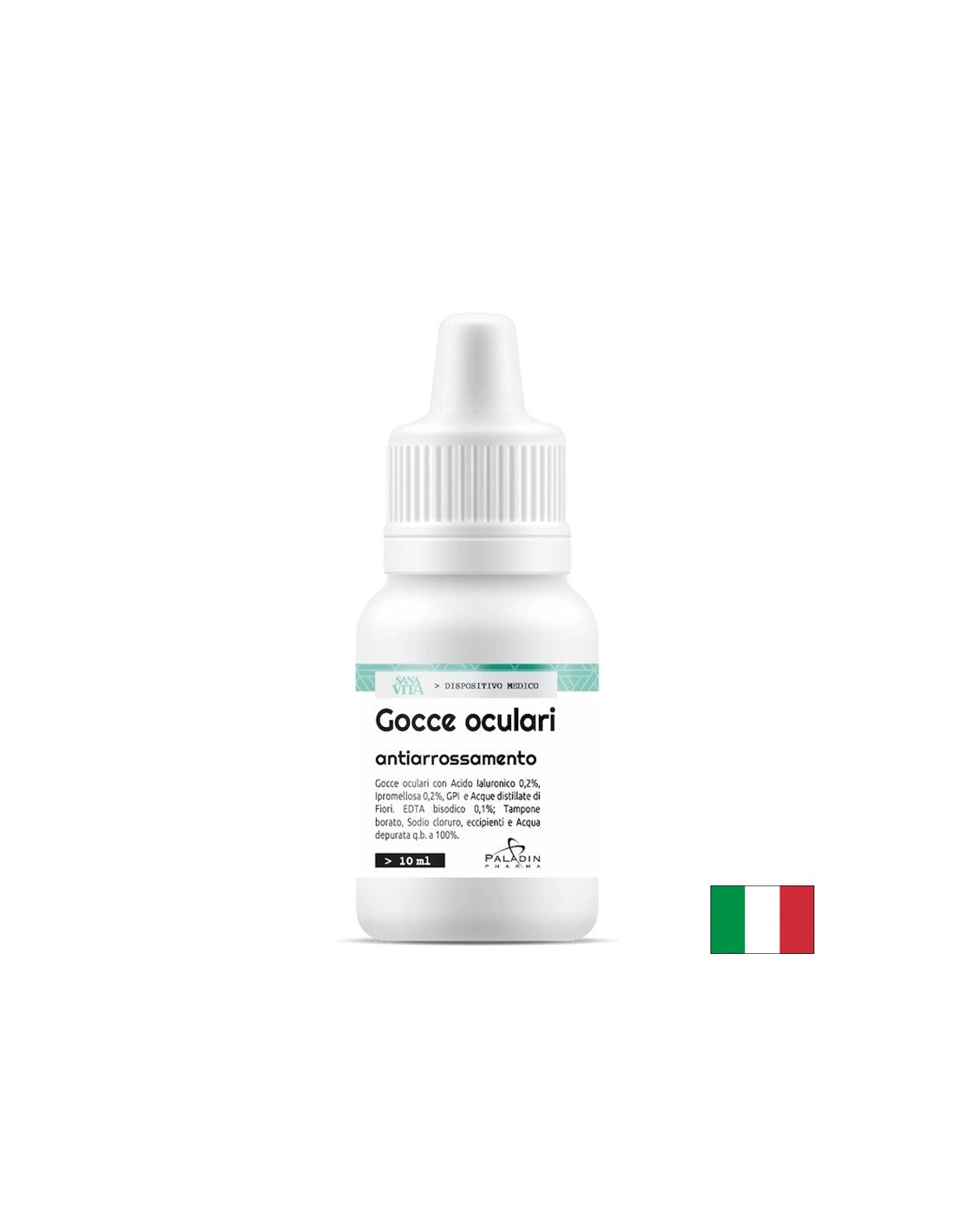 Gocce oculari idratanti contro gli arrossamenti, 10 ml