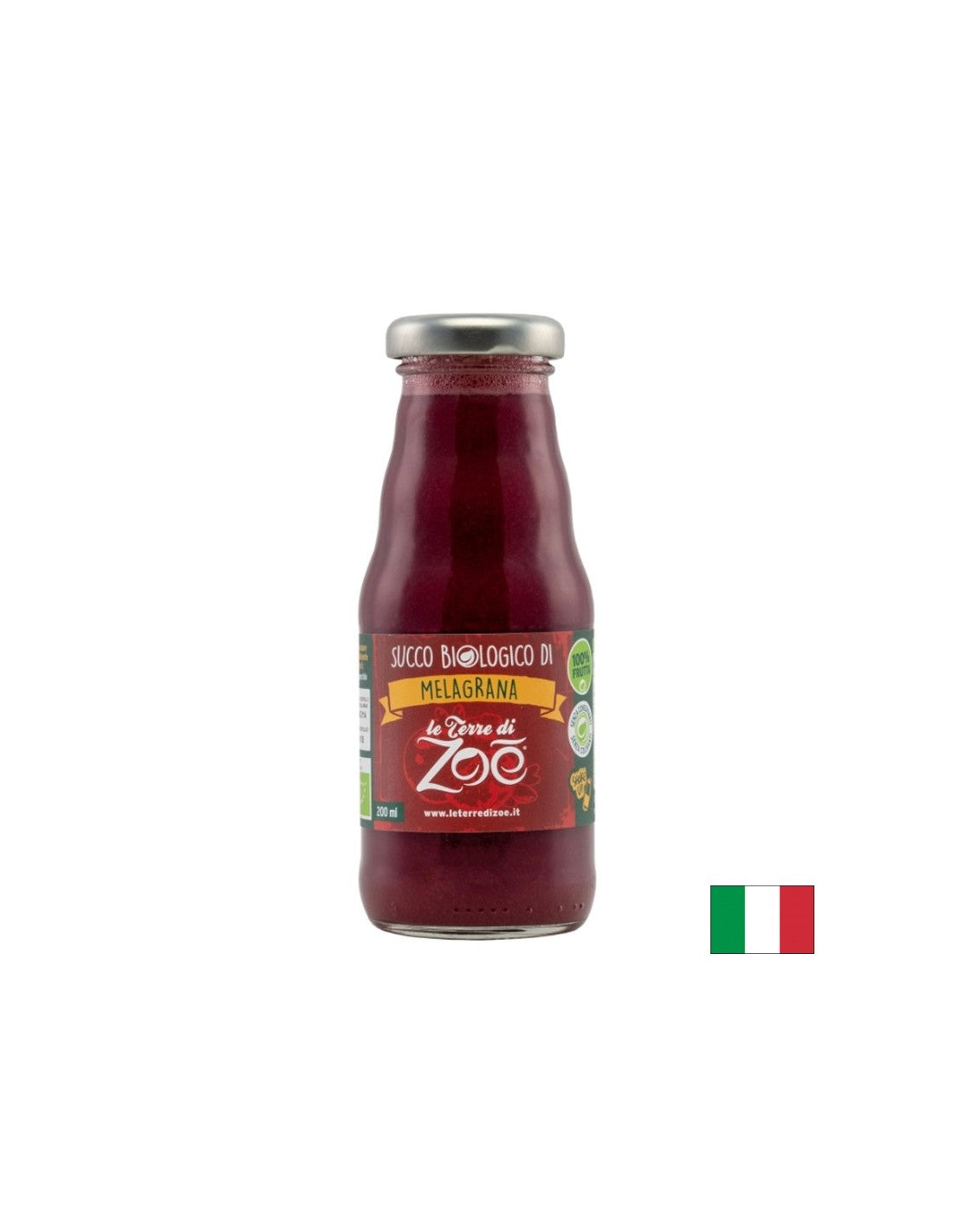 Succo di Melograno 100% Biologico, 200 ml