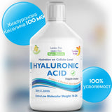 Acido Ialuronico liquido 100 mg - nutrimento a livello cellulare - 500 ml