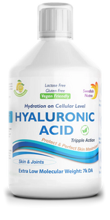Acido Ialuronico liquido 100 mg - nutrimento a livello cellulare - 500 ml