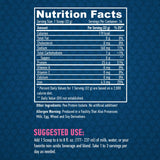 Proteine ​​isolate di piselli naturali al 100%/Non aromatizzate - 0,454 kg