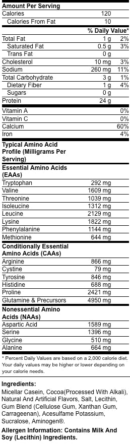 100% Caseina - 0,450 kg