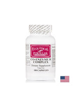Coenzima B-Complex - Energia cellulare e metabolismo - Vitamine del gruppo B super bioattive, 100 capsule