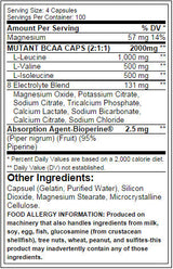BCAA in forma libera al 100% 400 capsule.