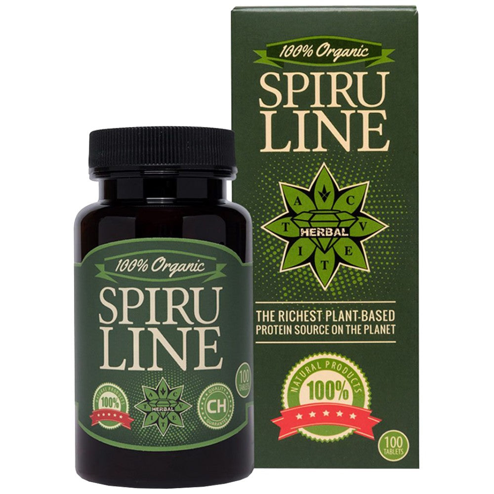 Spirulina biologica al 100% - 100 compresse
