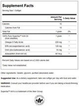 Olio di Krill puro al 100% 500 mg - 60 capsule molli