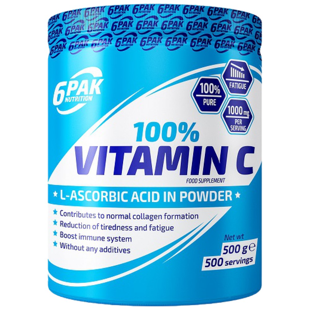 100% vitamina C [500 grammi, 500 dosi]