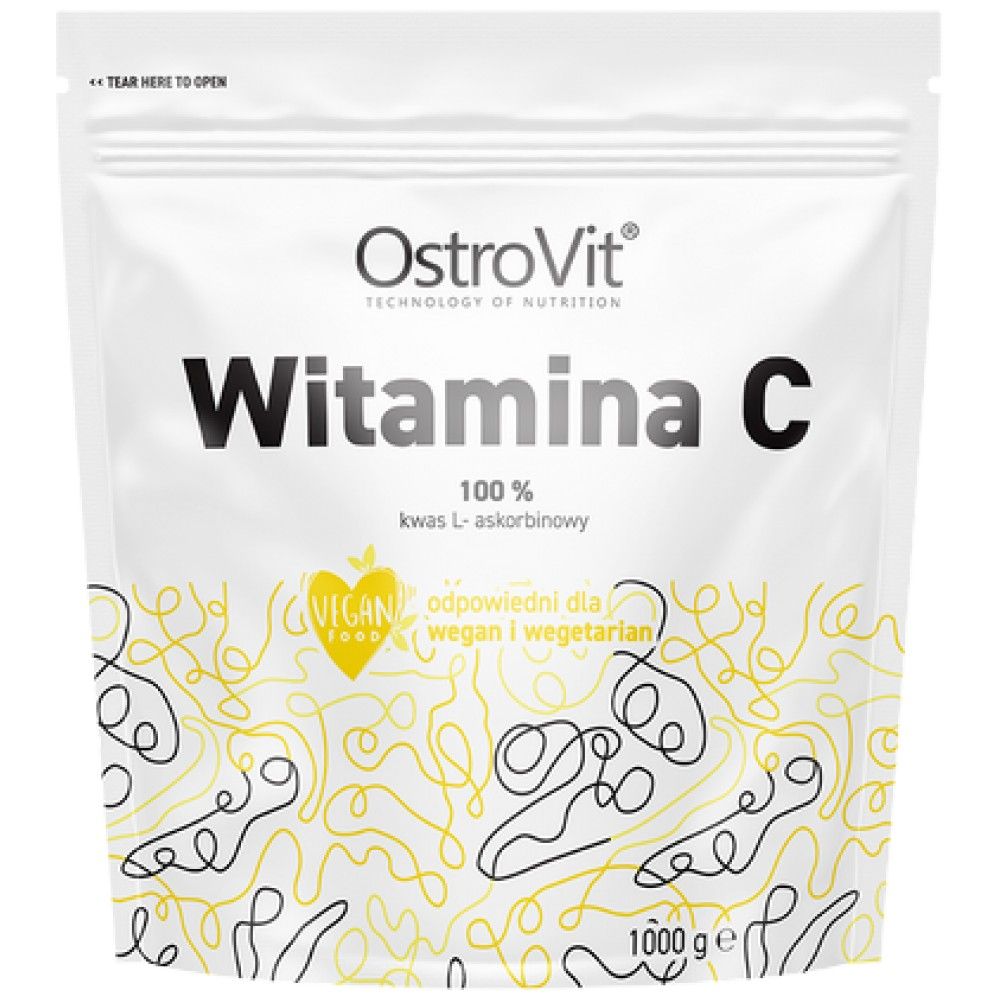 Polvere di vitamina C al 100% - 500 grammi